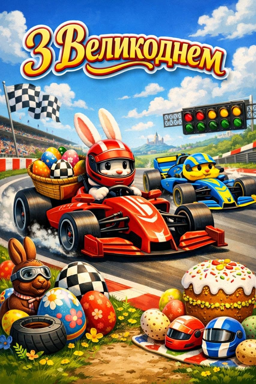 З Великоднем! Від усього серця вітаємо зі світлим Великоднем!